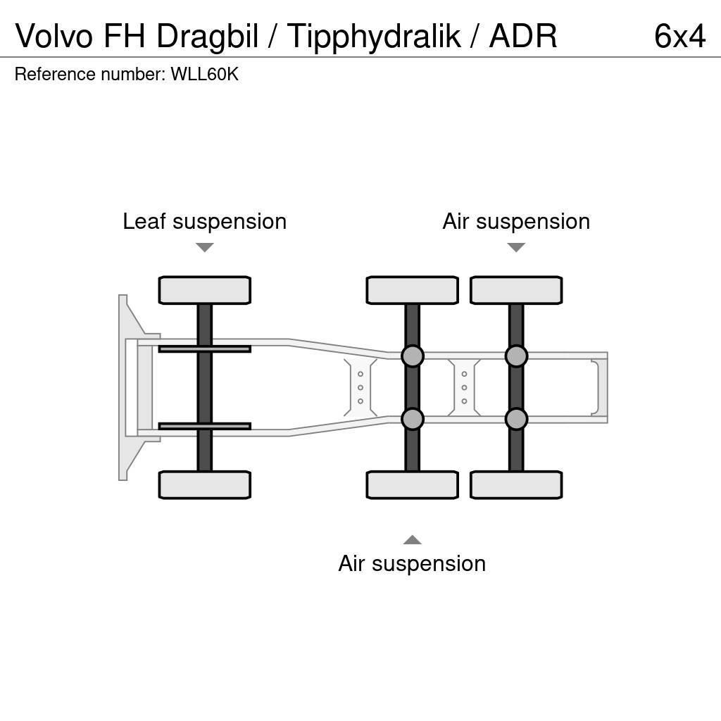 Volvo FH Dragbil / Tipphydralik / ADR Vetopöytäautot