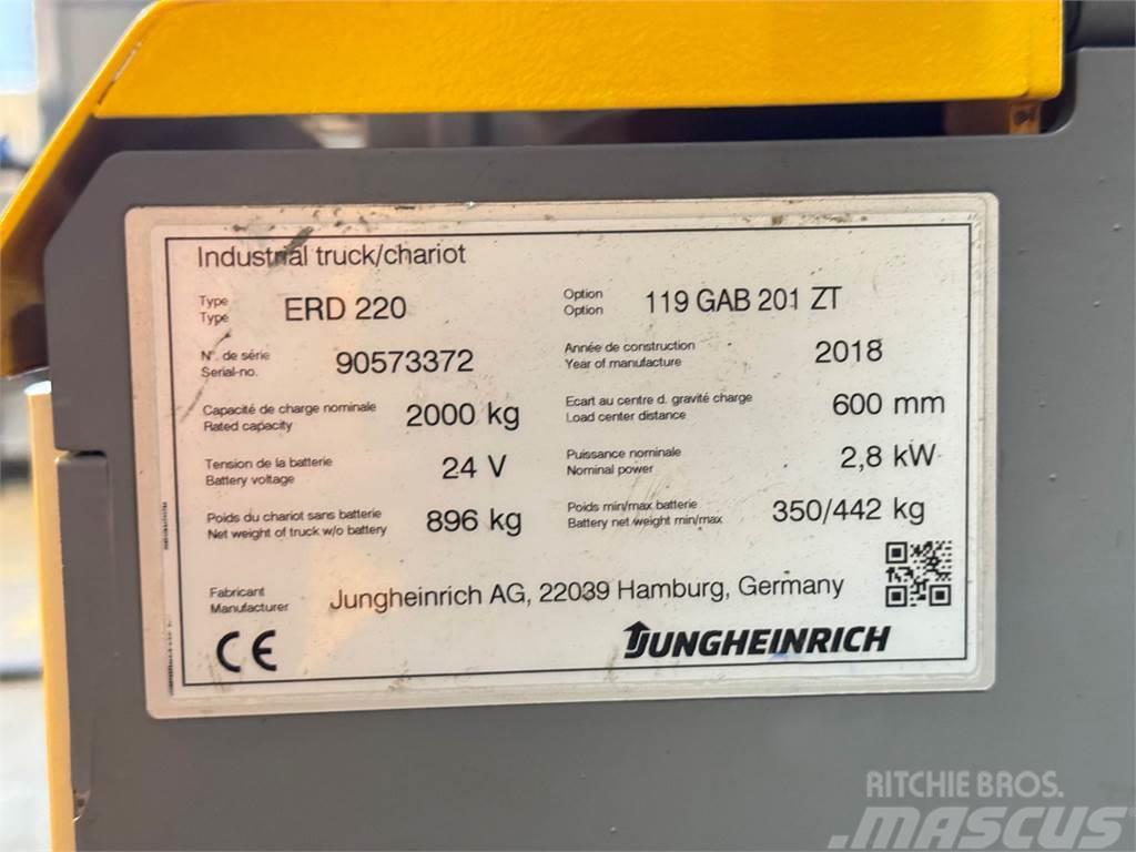 Jungheinrich ERD 220 - Bj. 2018 - TRAGLAST: 2.000KG - BATTERIE Minikaivukoneet < 7t