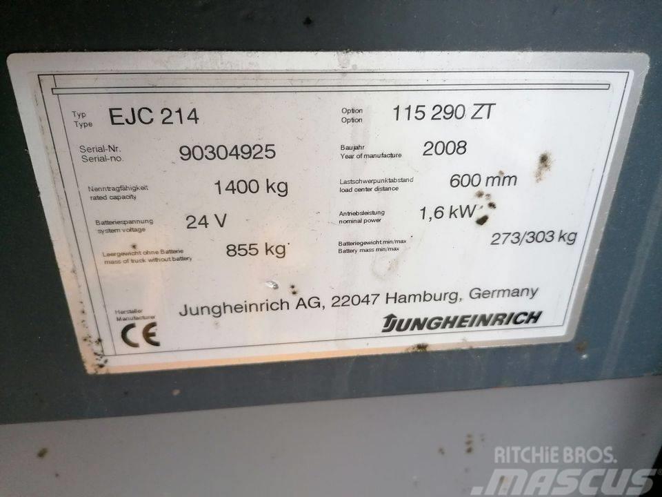 Jungheinrich EJC 214 Käyden ajettavat pinoamistrukit