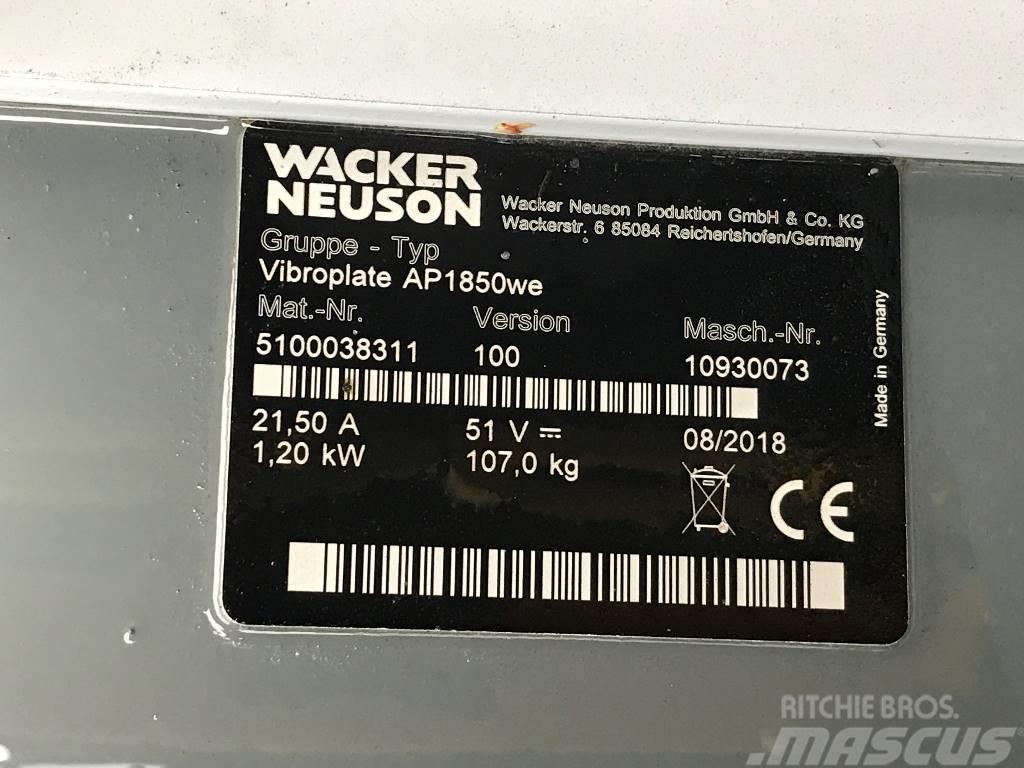Wacker Neuson AP1850we Tärylevyt