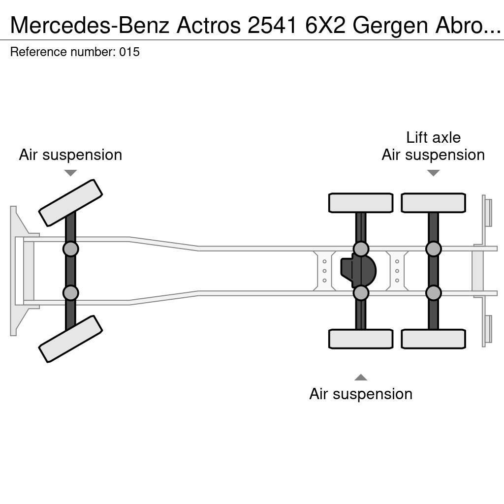 Mercedes-Benz Actros 2541 6X2 Gergen Abroll/Lenkachse/E5 EEV Hook lift trucks