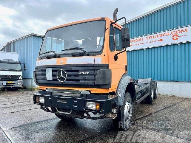 Mercedes-Benz SK 2527 K 6x4 FULL STEEL CHASSIS (MANUAL GEARBOX / Kuorma-autoalustat
