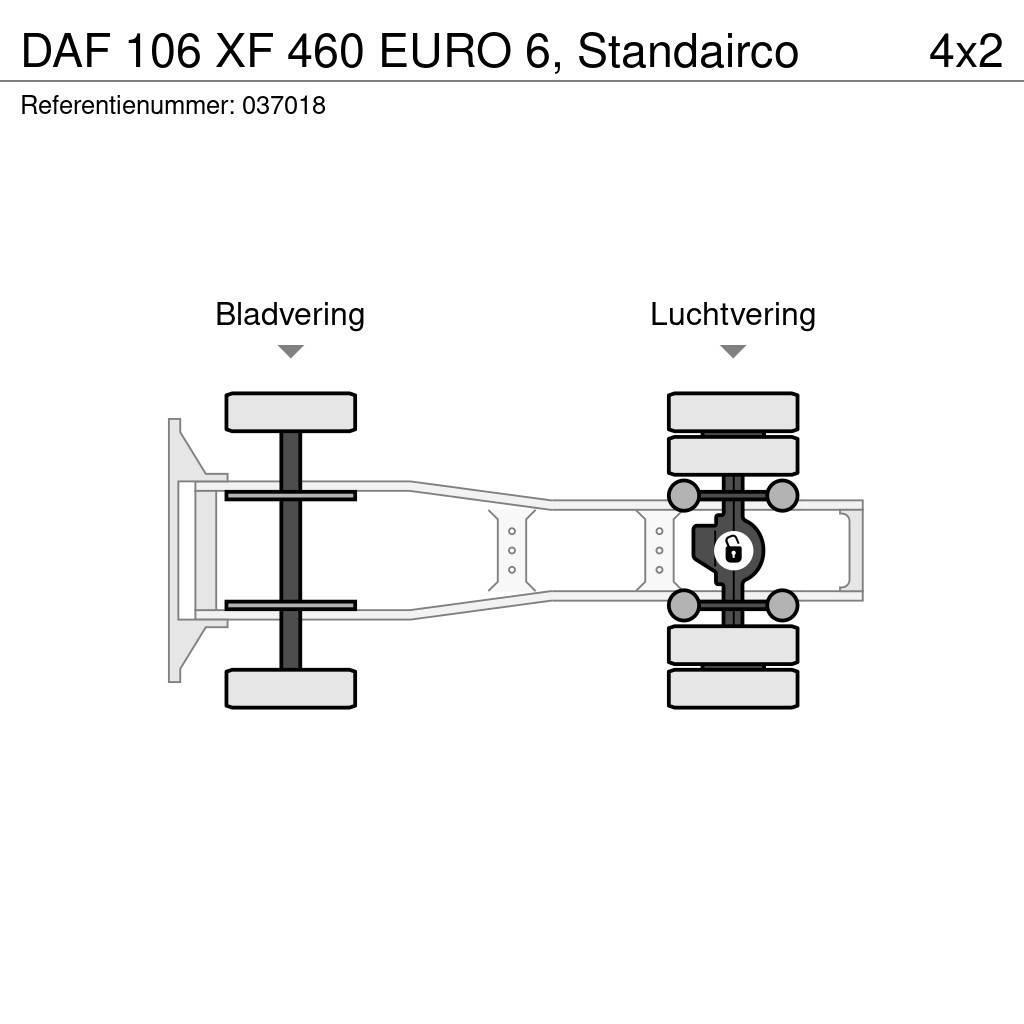 DAF 106 XF 460 EURO 6, Standairco Vetopöytäautot