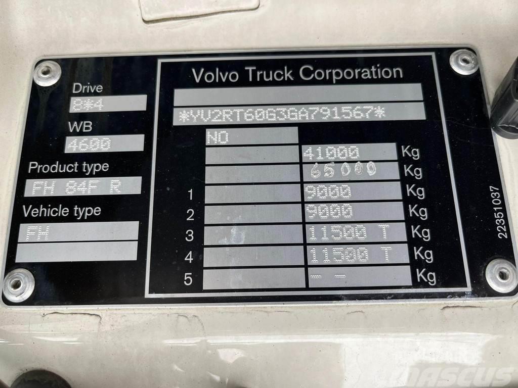Volvo FH 540 8x4 RETARDER / BOX L=5555 mm Tipper trucks