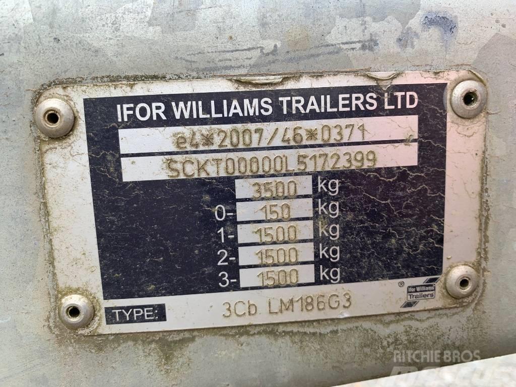Ifor Williams LM186 Yleisperävaunut