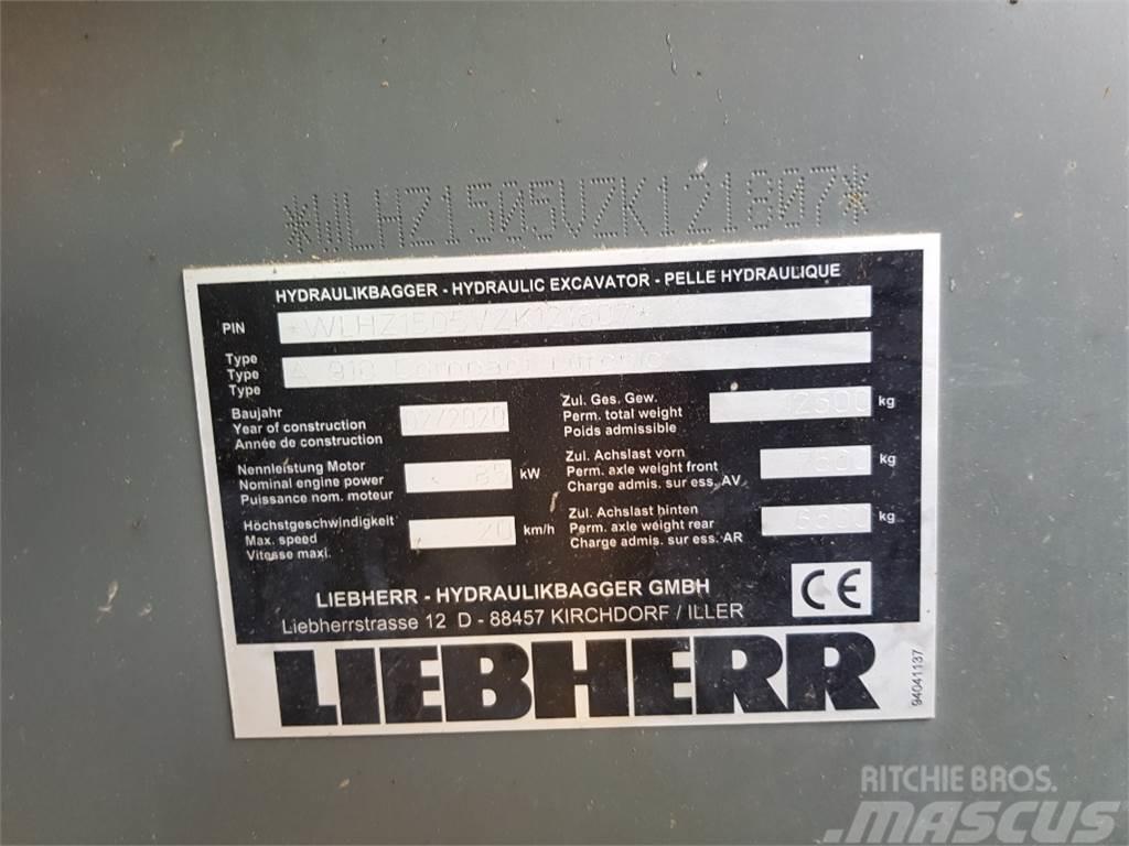 Liebherr A910 Compact Pyöräkaivukoneet