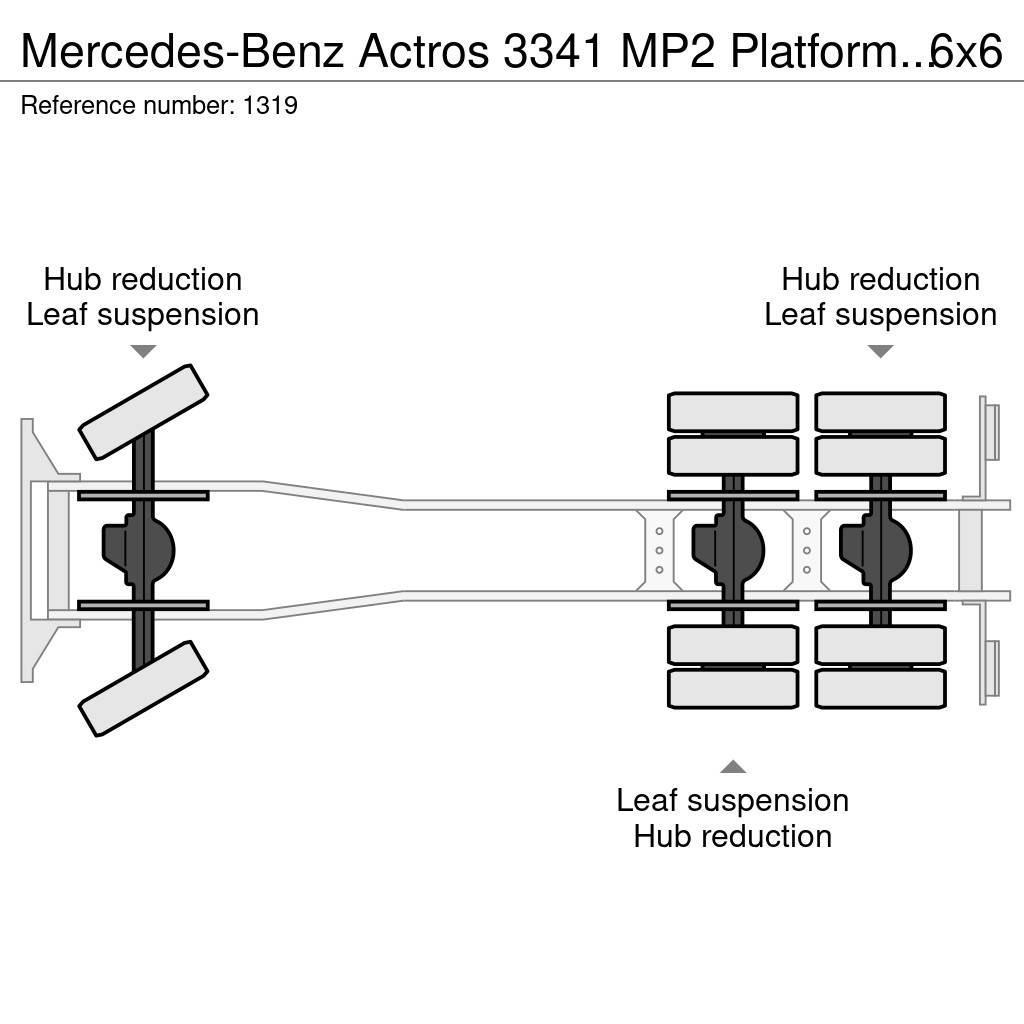 Mercedes-Benz Actros 3341 MP2 Platform Twistlocks for 20ft Conta Lava-kuorma-autot