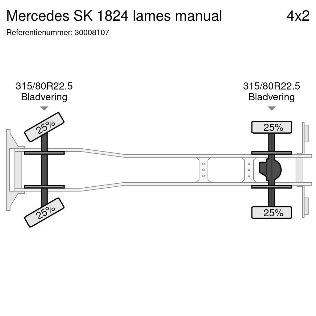 Mercedes-Benz SK 1824 lames manual Kuorma-autoalustat