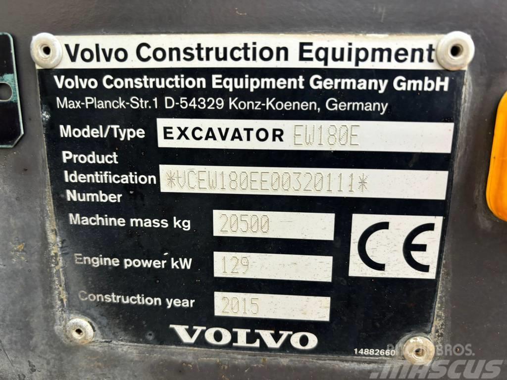 Volvo EW180E Pyöräkaivukoneet