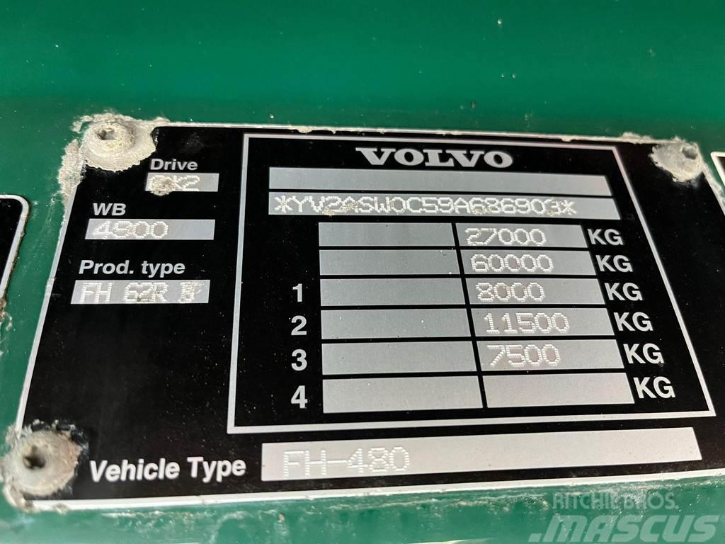 Volvo FH 480 6x2*4 HMF 2420 K5 / PLATFORM L=7116 mm / HY Nosturiautot