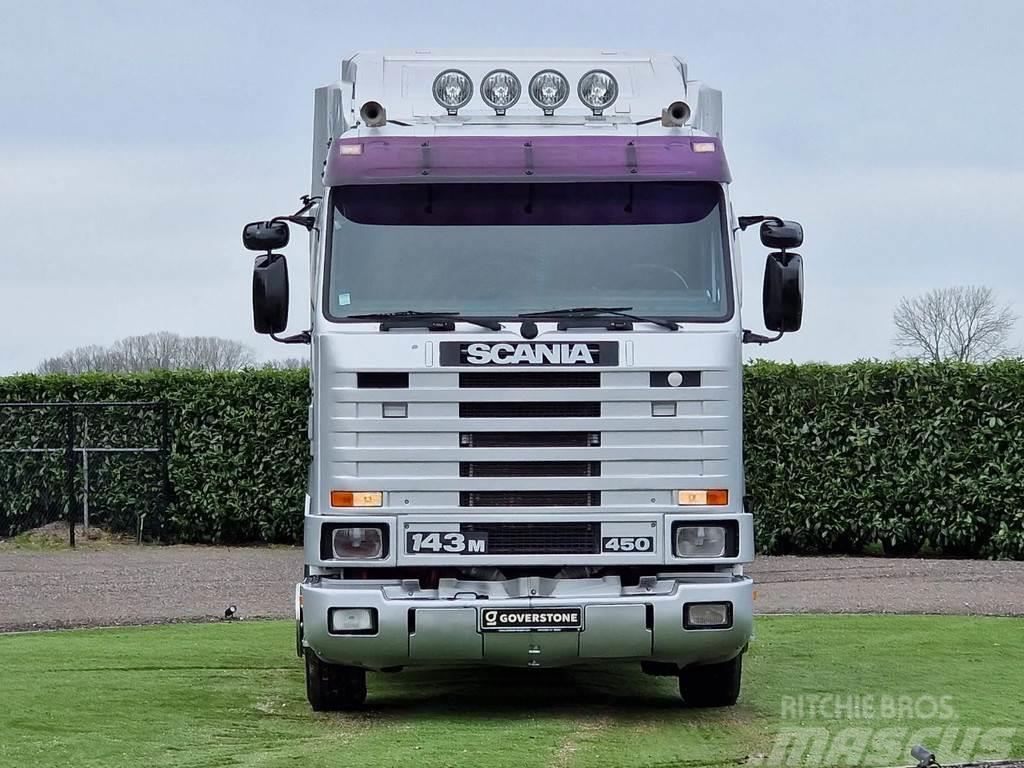 Scania R143-450 V8 4x2 - Oldtimer - Retarder - PTO/Hydrau Vetopöytäautot