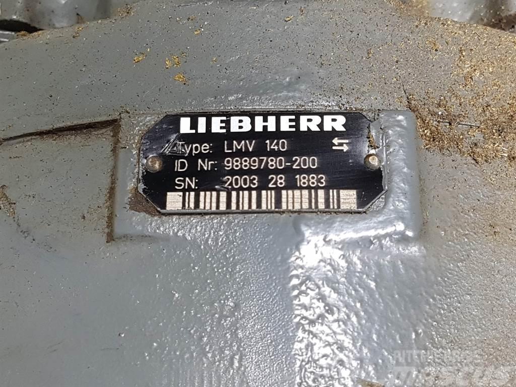 Liebherr A934C-9889780-200-LMV140-Drive motor/Fahrmotor Hydrauliikka