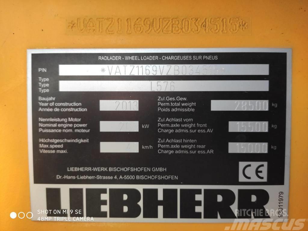Liebherr L576 New Generation Bj 2013' Pyöräkuormaajat