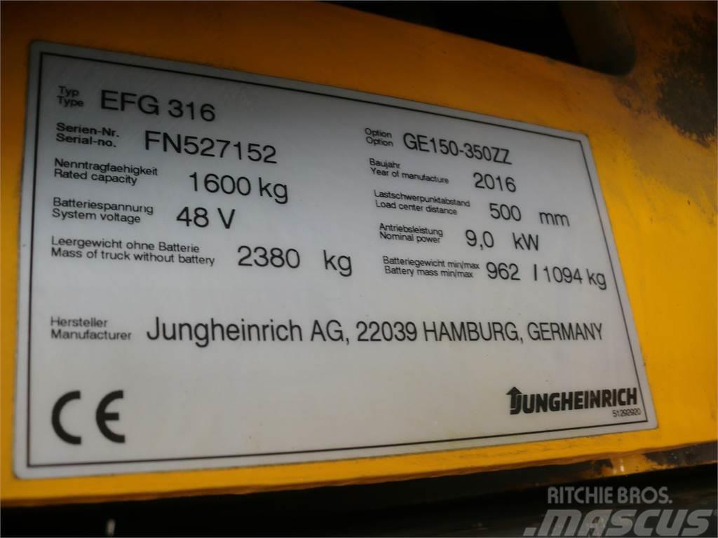 Jungheinrich EFG 316 350 ZT Sähkötrukit