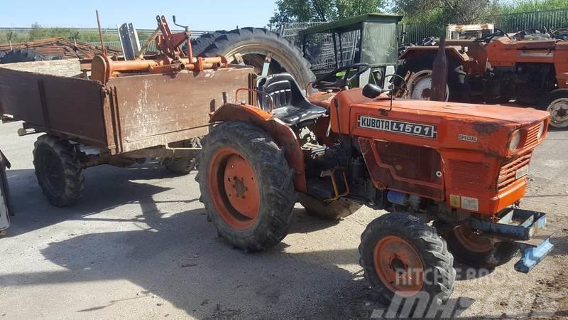  Tractor Kubota L1501 + Reboque + Charrua + Freze Traktorit