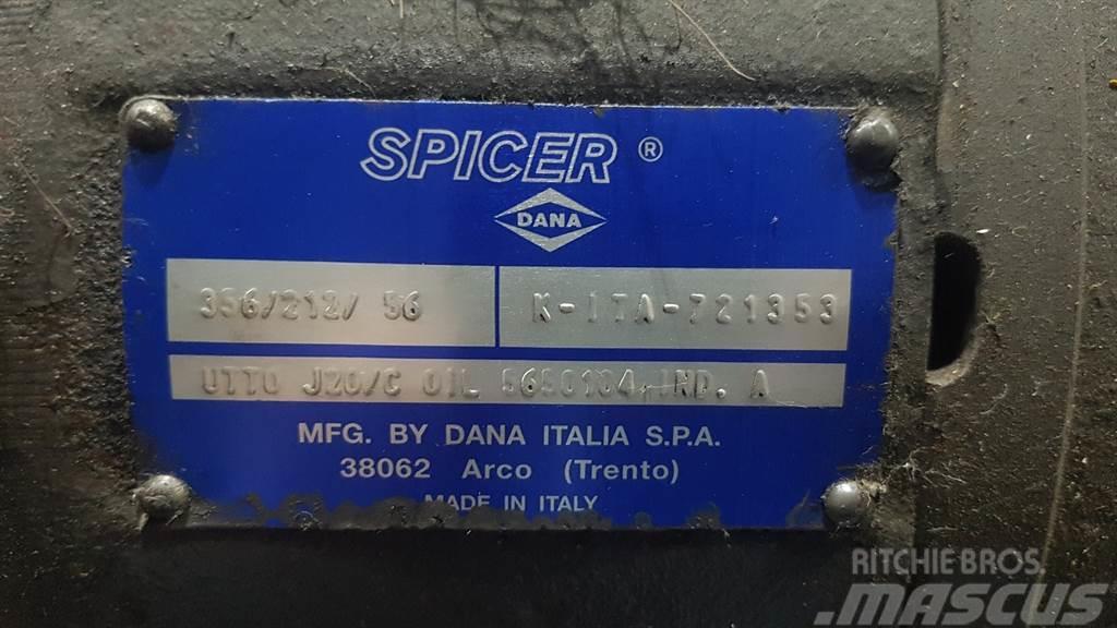 Spicer Dana 356/212/56 - Mecalac 714 MW - Axle Akselit