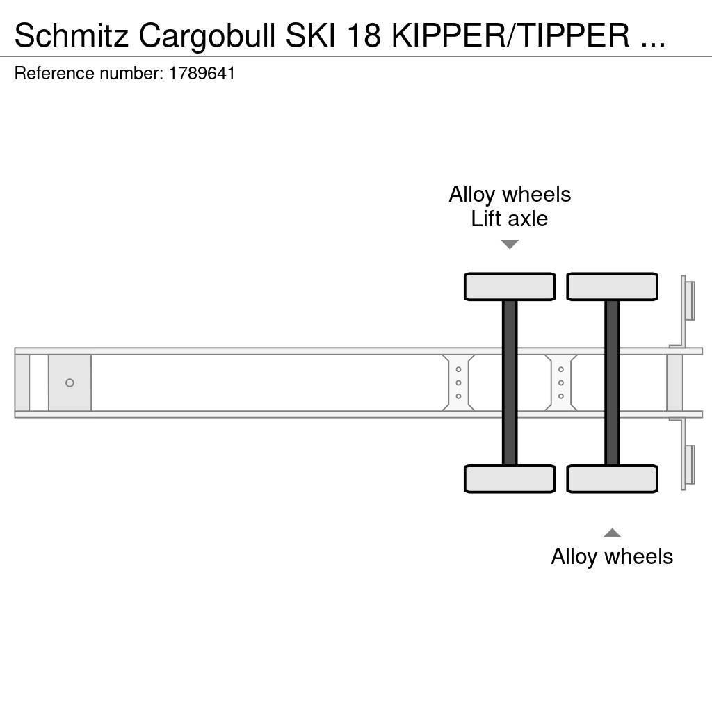 Schmitz Cargobull SKI 18 KIPPER/TIPPER TRAILER/AUFLIEGER Kippipuoliperävaunut