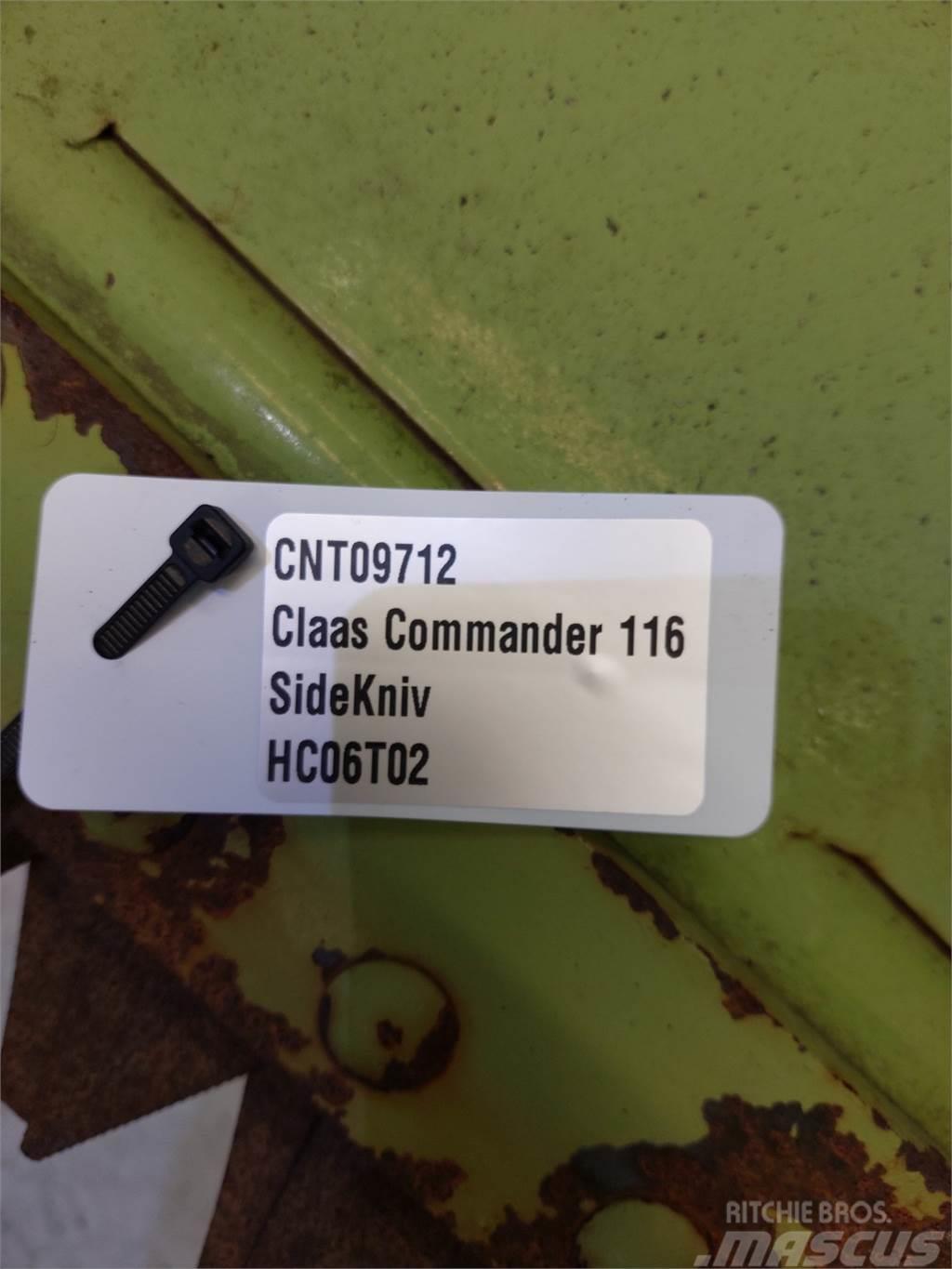 CLAAS Commandor 116 Lisävarusteet ja komponentit