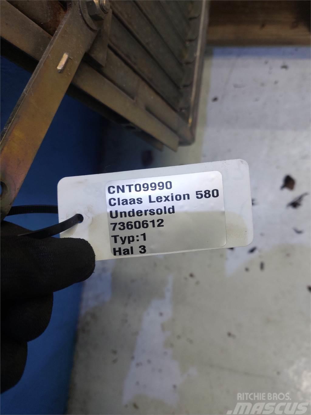 CLAAS Lexion 580 Hiekan- ja suolanlevittimet