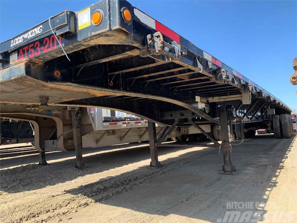 Lode King 53' Tridem Flat Deck/Highboy Lavapuoliperävaunut