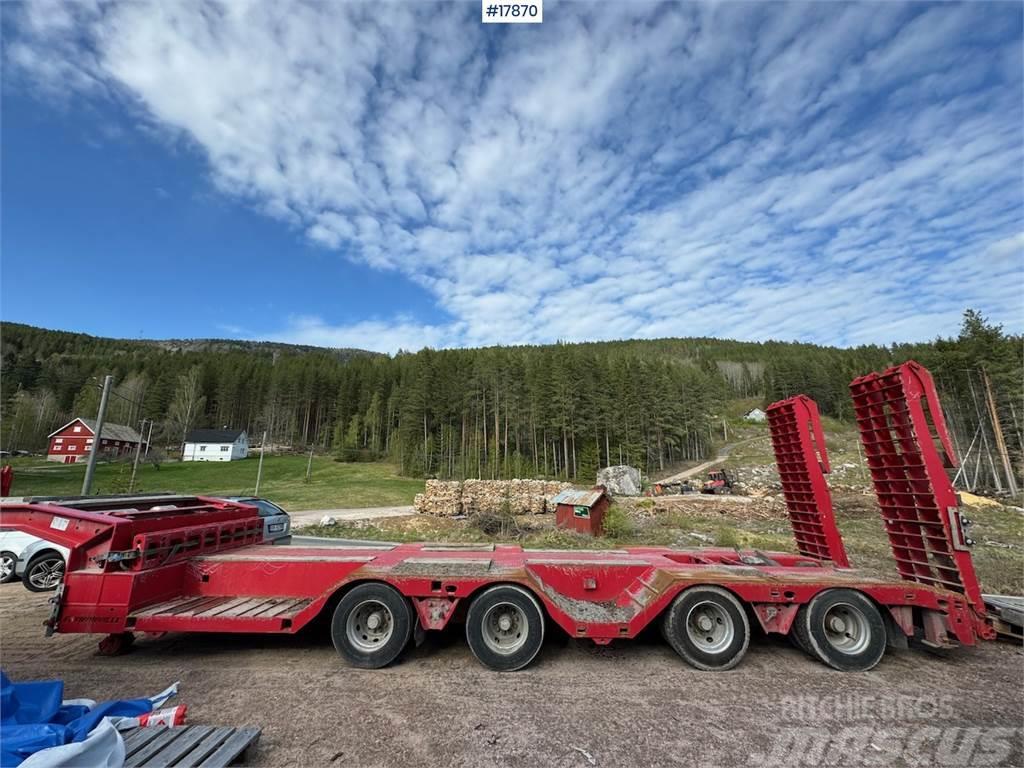 Faymonville TL40 Machine trailer w/ hydraulic driving bridge Muut perävaunut
