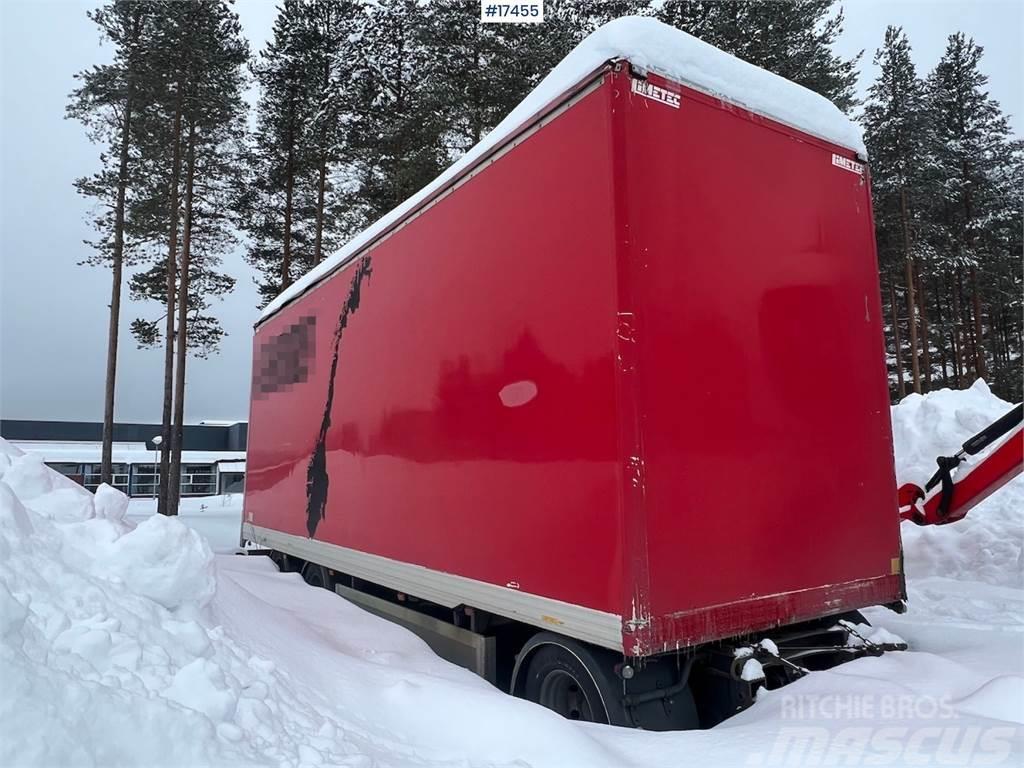  Høs cabinet trailer w/ full side opening. Muut puoliperävaunut