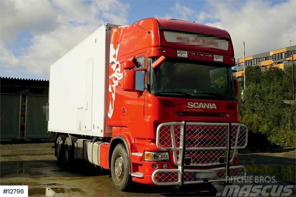 Scania R480 6x2 box truck Umpikorikuorma-autot