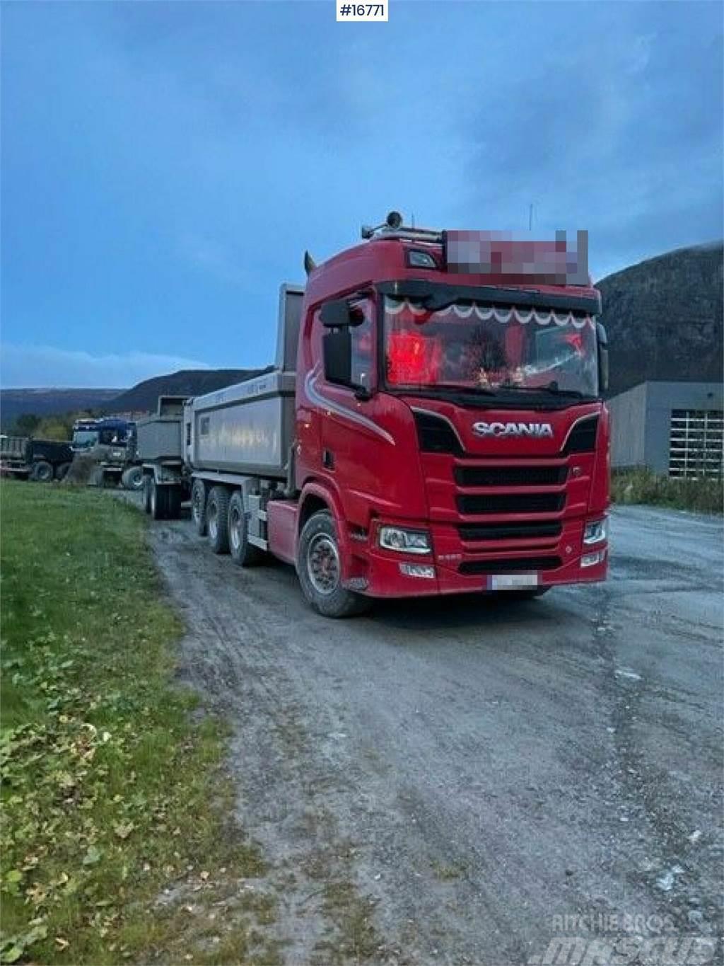 Scania R580 Tridem Tipper Truck Sora- ja kippiautot