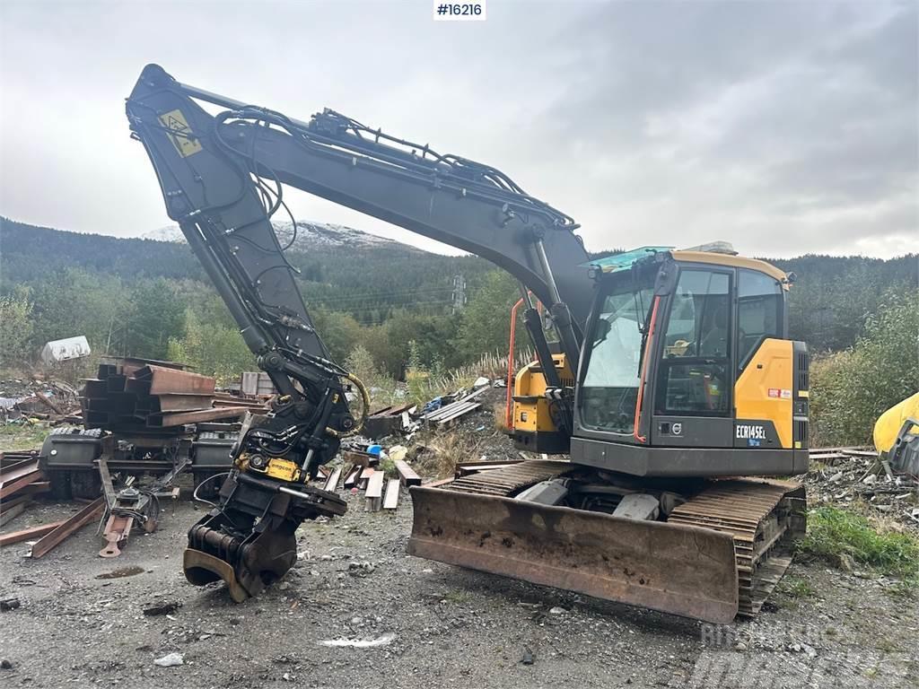 Volvo ECR145 Crawler Excavator w/ Rototilt w/ Grab and C Telakaivukoneet