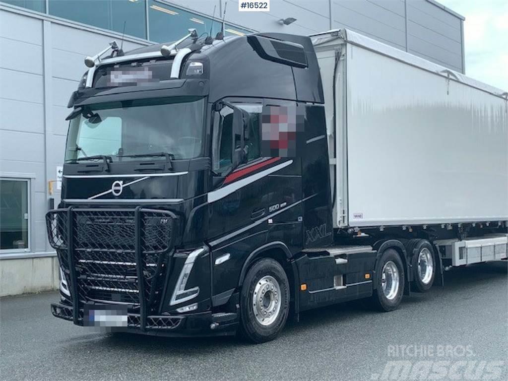 Volvo FH500 6x2 truck with hyd. XXL cabin and only 56,50 Vetopöytäautot