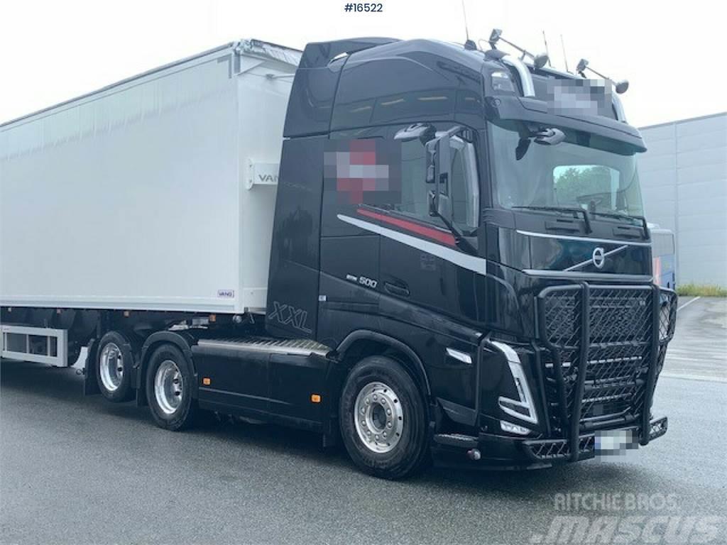 Volvo FH500 6x2 truck with hyd. XXL cabin and only 56,50 Vetopöytäautot