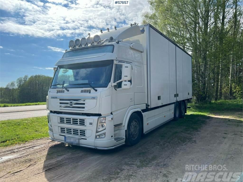 Volvo FM 6x2 Box truck with openable left side and tail  Box body trucks