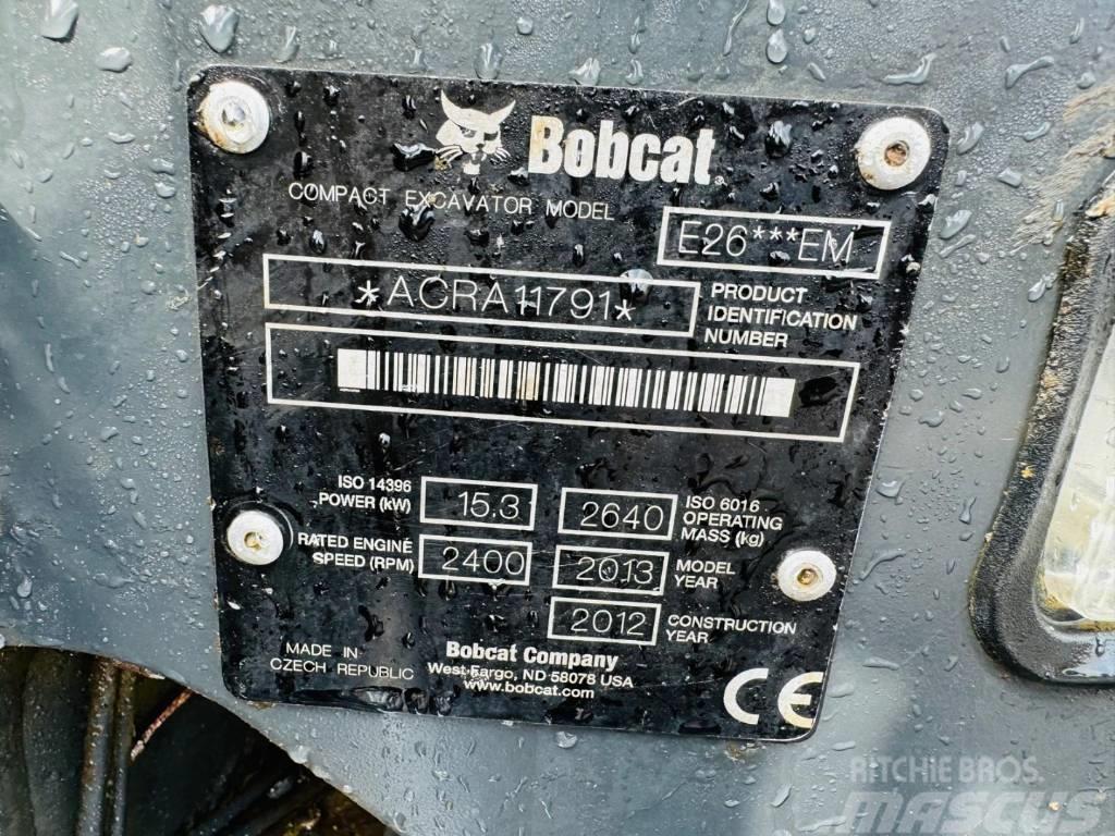 Bobcat E 26 EM Minikaivukoneet < 7t