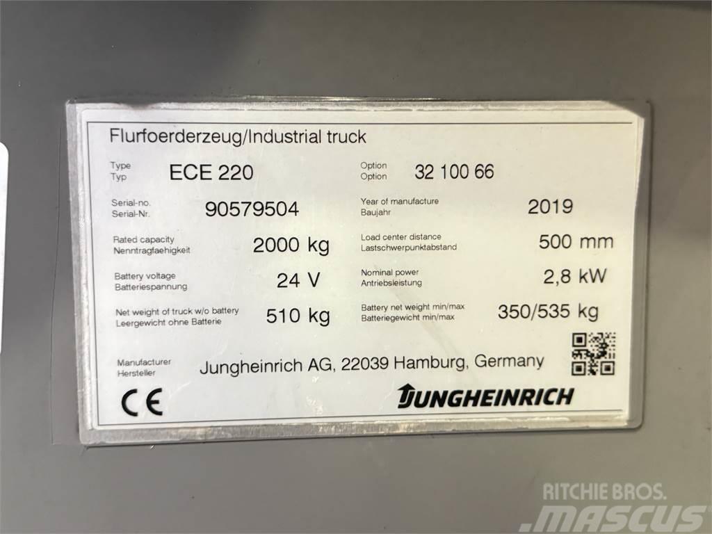 Jungheinrich ECE 220 100-66 - BJ. 2019 - SONDERPREIS Minikaivukoneet < 7t