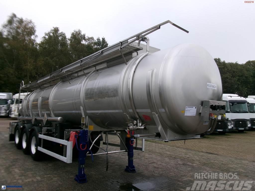  Parcisa Chemical tank inox L4BH 21.2 m3 / 1 comp + Säiliöpuoliperävaunut