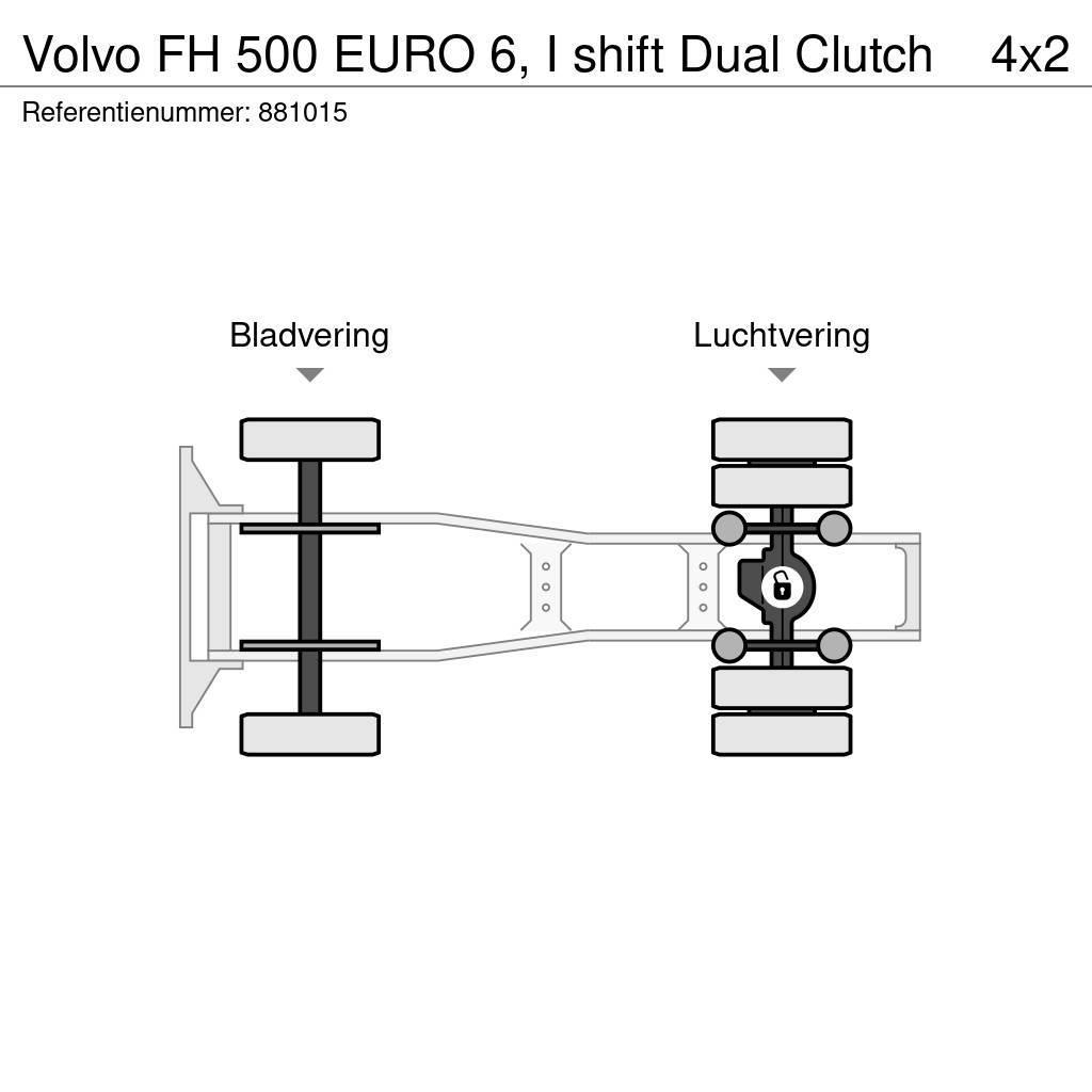 Volvo FH 500 EURO 6, I shift Dual Clutch Vetopöytäautot