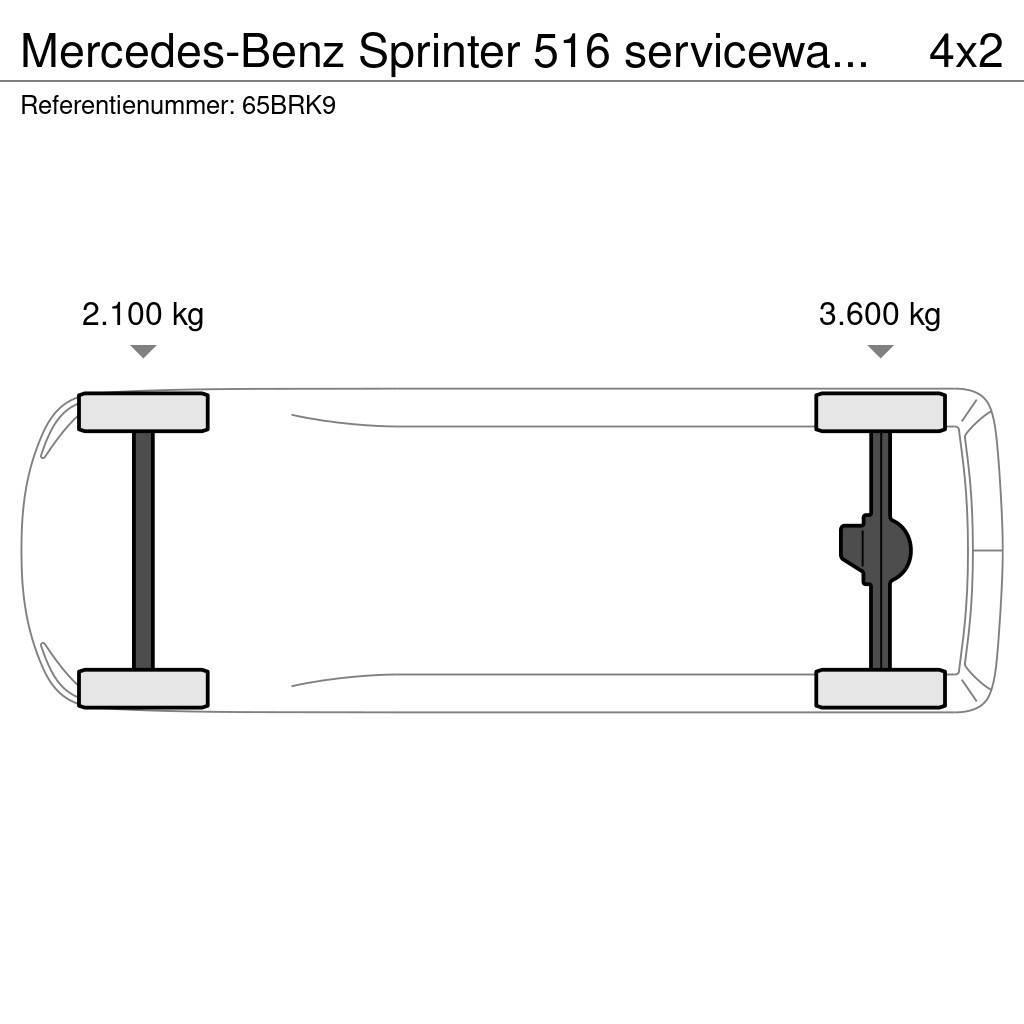 Mercedes-Benz Sprinter 516 servicewagen krachtstroom kraan Muut autot
