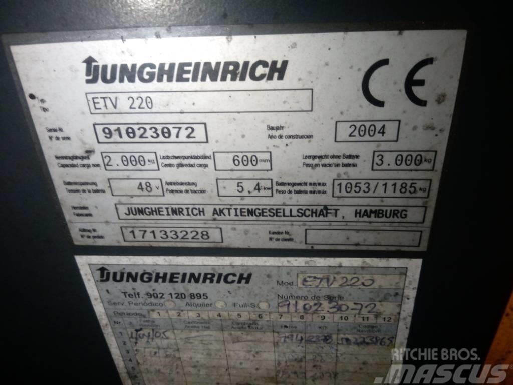 Jungheinrich ETV 220 Työntömastotrukit