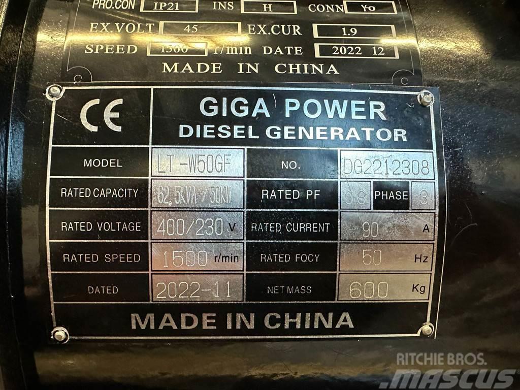  Giga power LT-W50GF 62.5KVA open set Muut generaattorit