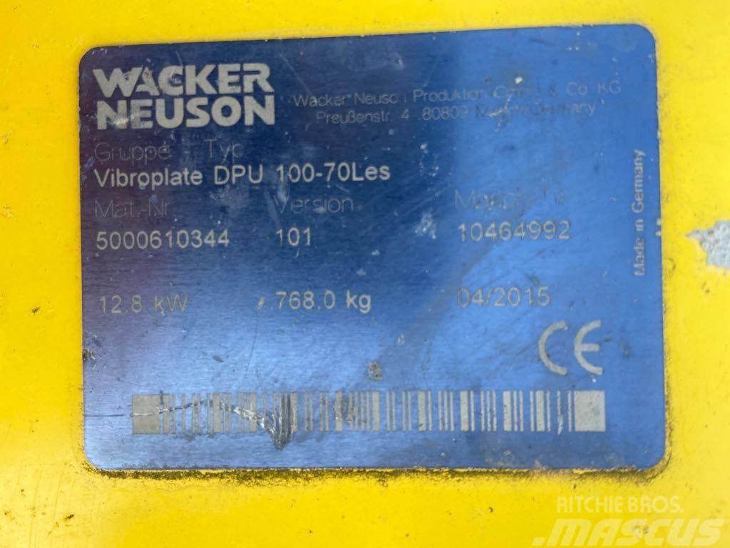 Wacker Neuson DPU100Les Tärylevyt