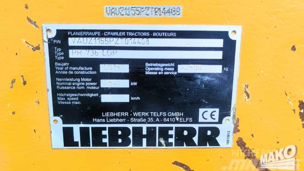 Liebherr PR 736 LGP Telaketjupuskutraktorit