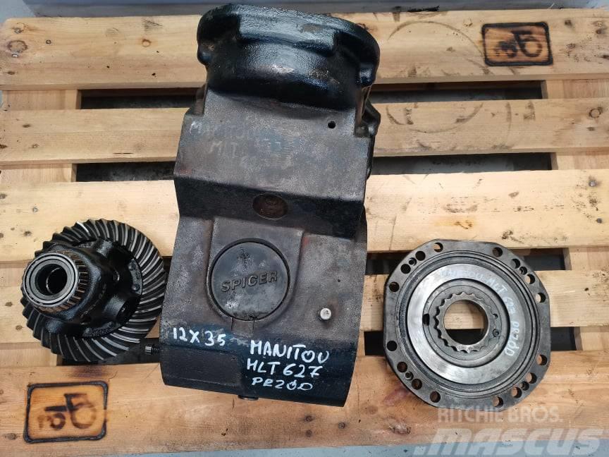 Manitou MLT 627 {Spicer 12X35} differential Akselit