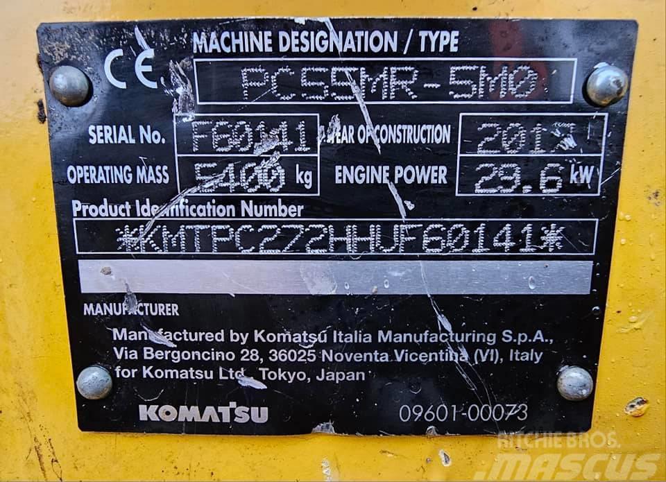 Komatsu PC55 MR-5M0 Minikaivukoneet < 7t