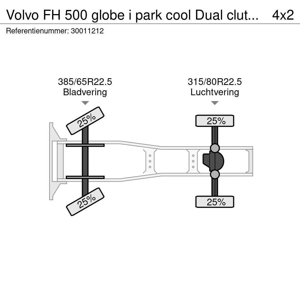Volvo FH 500 globe i park cool Dual clutch21/12/16 Vetopöytäautot
