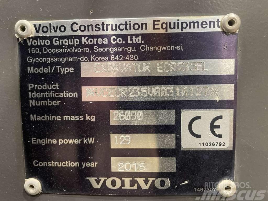Volvo ECR235EL Telakaivukoneet