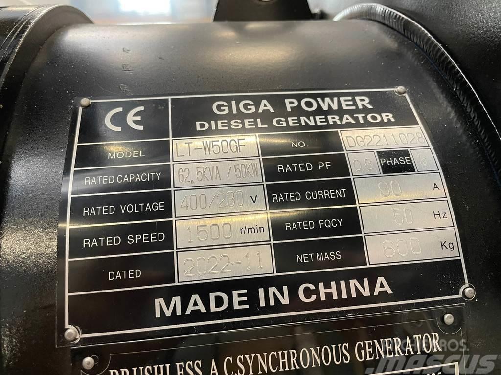  Giga power LT-W50GF 62.50KVA open set Muut generaattorit