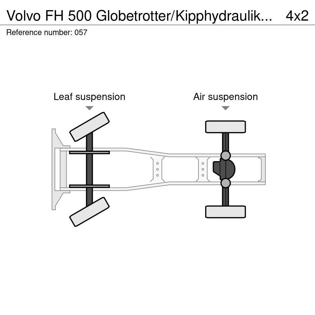Volvo FH 500 Globetrotter/Kipphydraulik/Euro 6 Vetopöytäautot