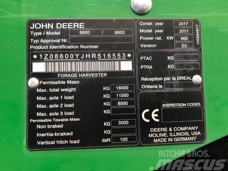 John Deere 8600 inklusive Garantie, inklusive Zinssubventioni Muut maatalouskoneet