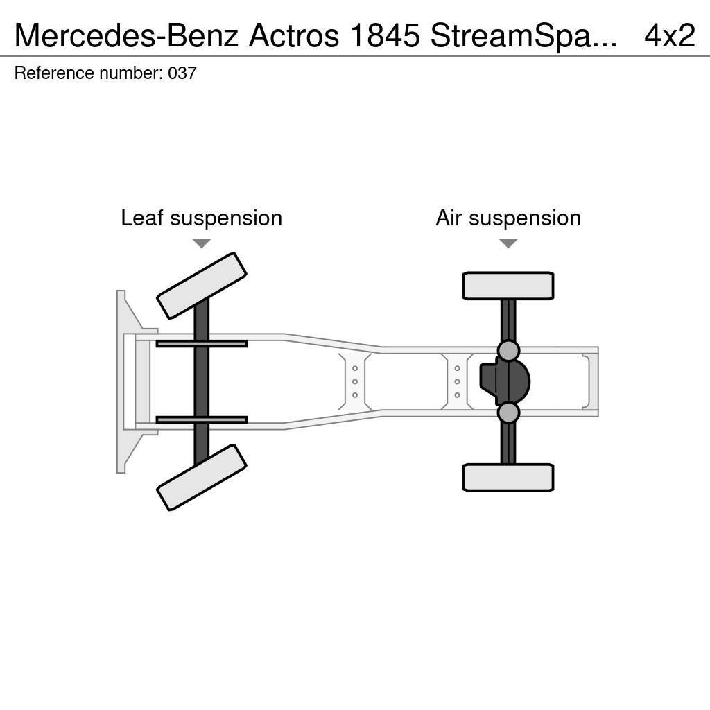 Mercedes-Benz Actros 1845 StreamSpace 2,30/Standklima/Euro6 Vetopöytäautot