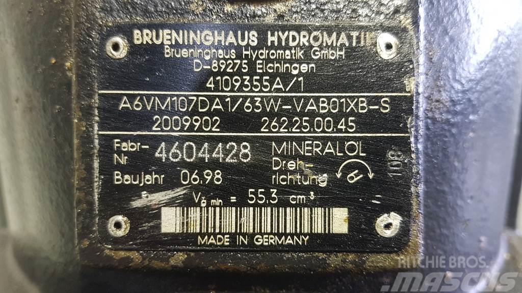 Ahlmann AZ14-Hydromatik A6VM107DA1/63W-Drive motor Hydrauliikka